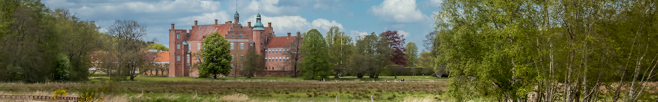 The,Historic,Gammel,Estrup,Castle,In,Djursland.,Old,Estrup,,Most